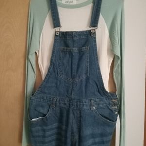 Denim overalls